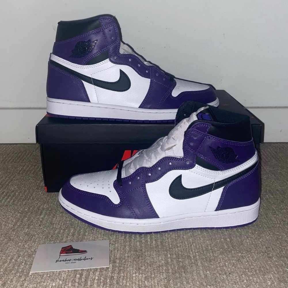 SOLD ❌ Jordan 1 Court Purple 2.0 Size 10